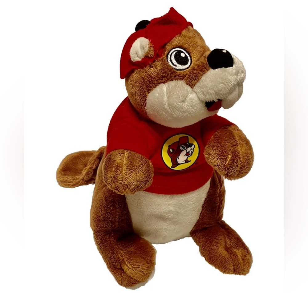 Buc-ee’s 10” plus Buc-Cee the Beaver Red Hat & Red Buc-cee Shirt